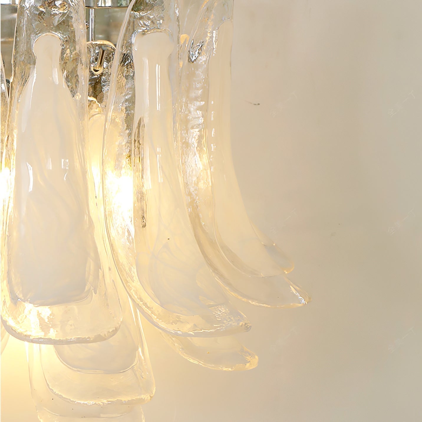 Aurora Wall Lamp Petal Glass Horseshoe Shaped Minimalist - Letslighting
