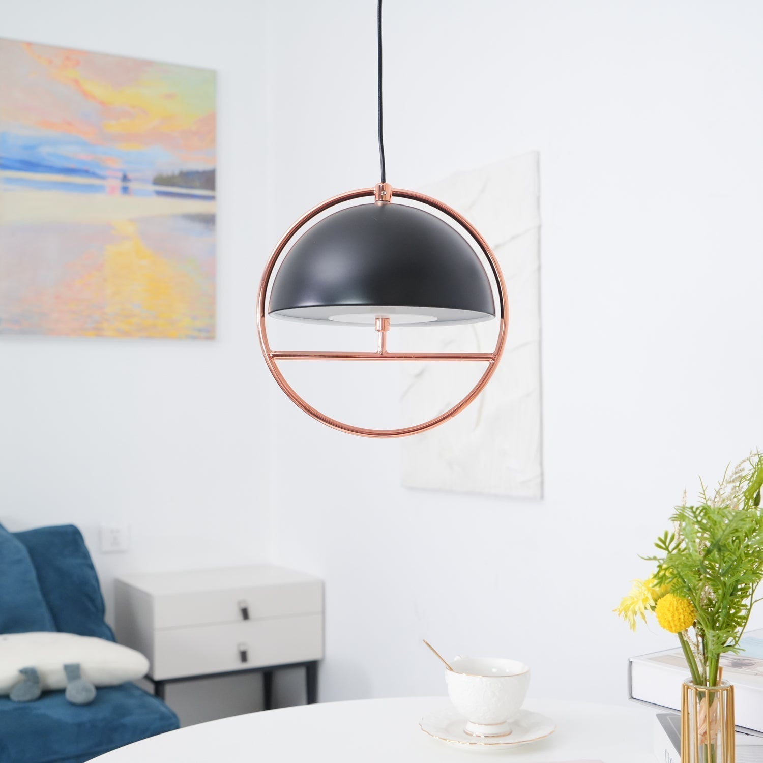 Zephira Lampe Pendante Acier Classique - Neutralighting