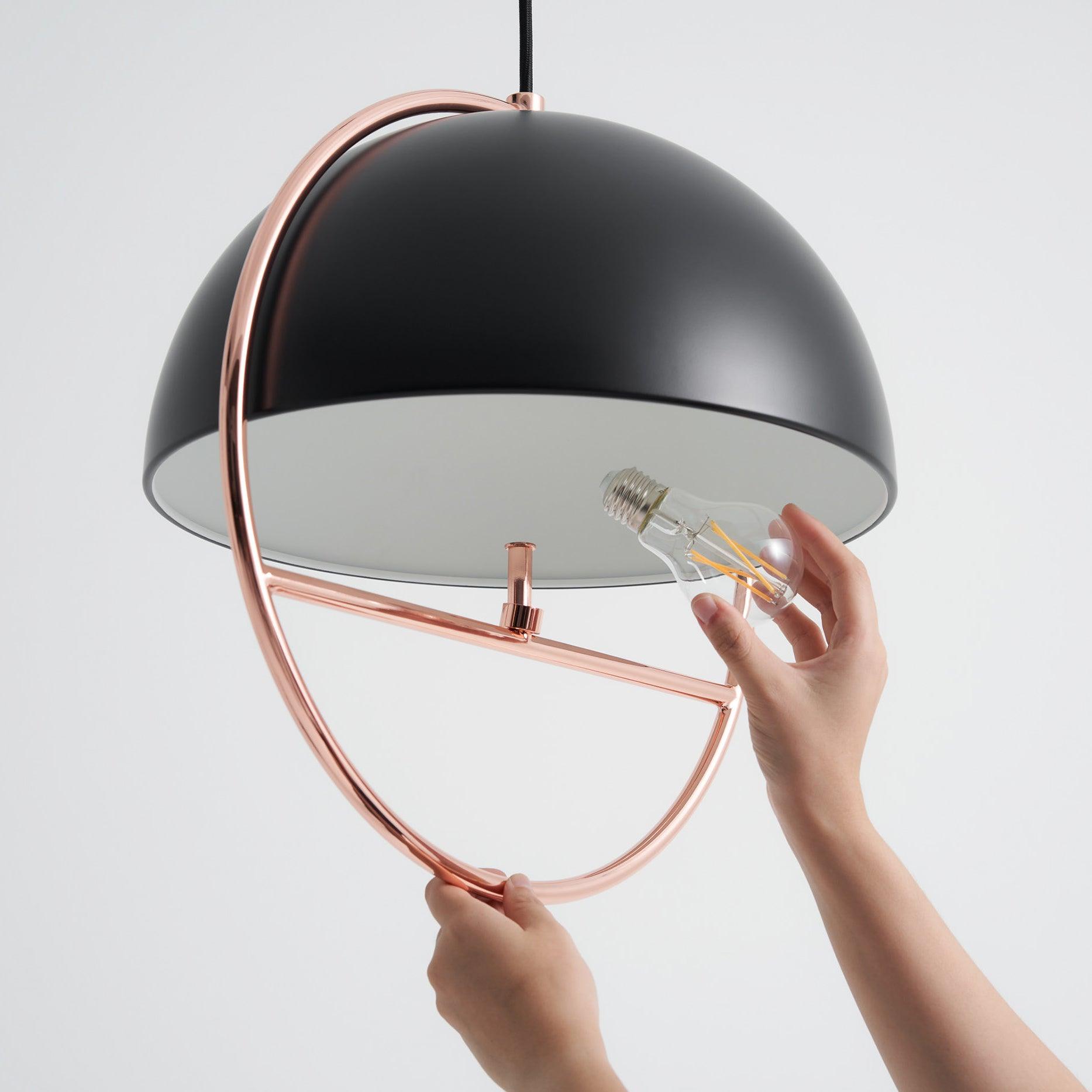 Zephira Lampe Pendante Acier Classique - Neutralighting