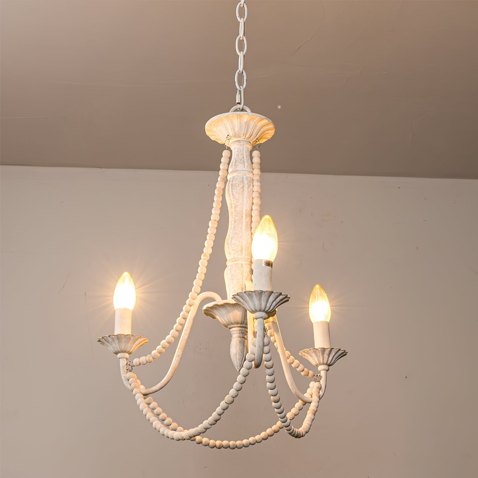 Eursoria Postmodern Luxury Wooden Metal Pendant Lamp - Lamp Copper