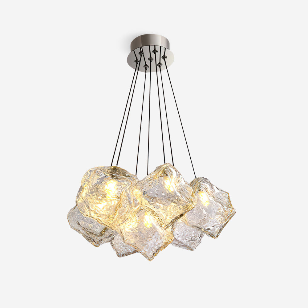 Pebine Lustra Lustre Cluster Verre - Neutralighting