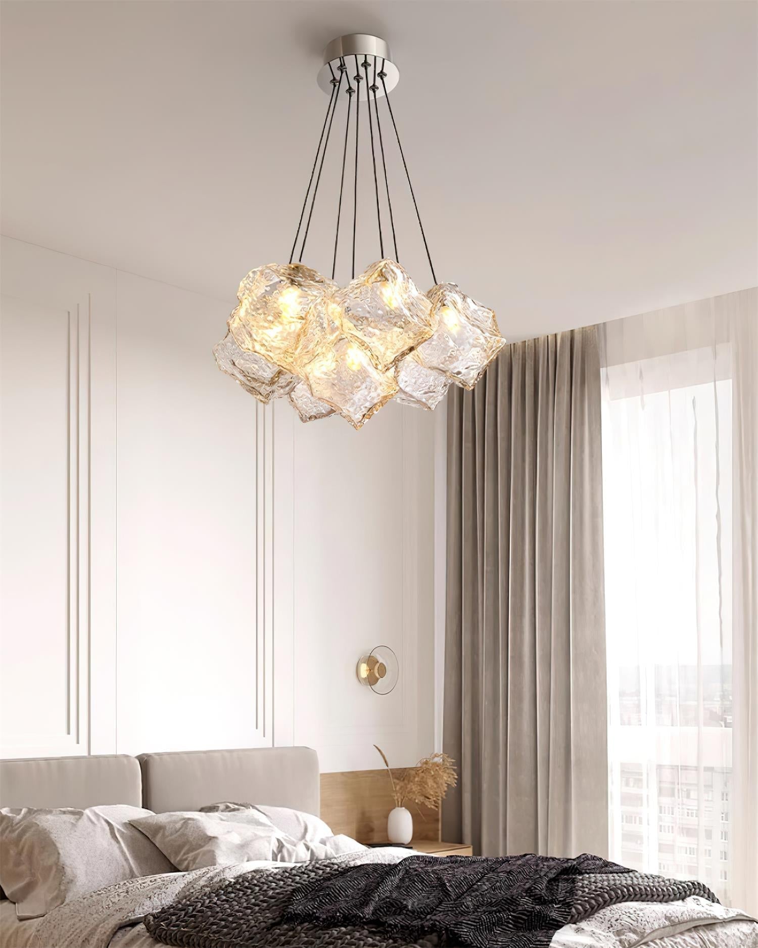 Pebine Lustra Lustre Cluster Verre - Neutralighting