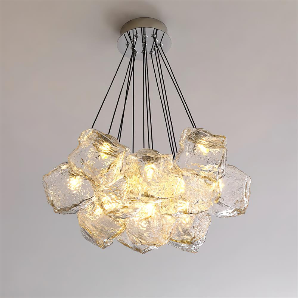 Pebine Lustra Lustre Cluster Verre - Neutralighting
