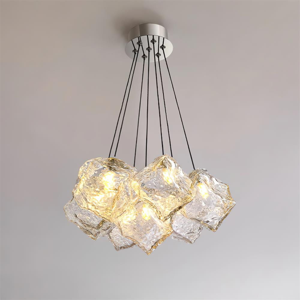 Pebine Lustra Lustre Cluster Verre - Neutralighting