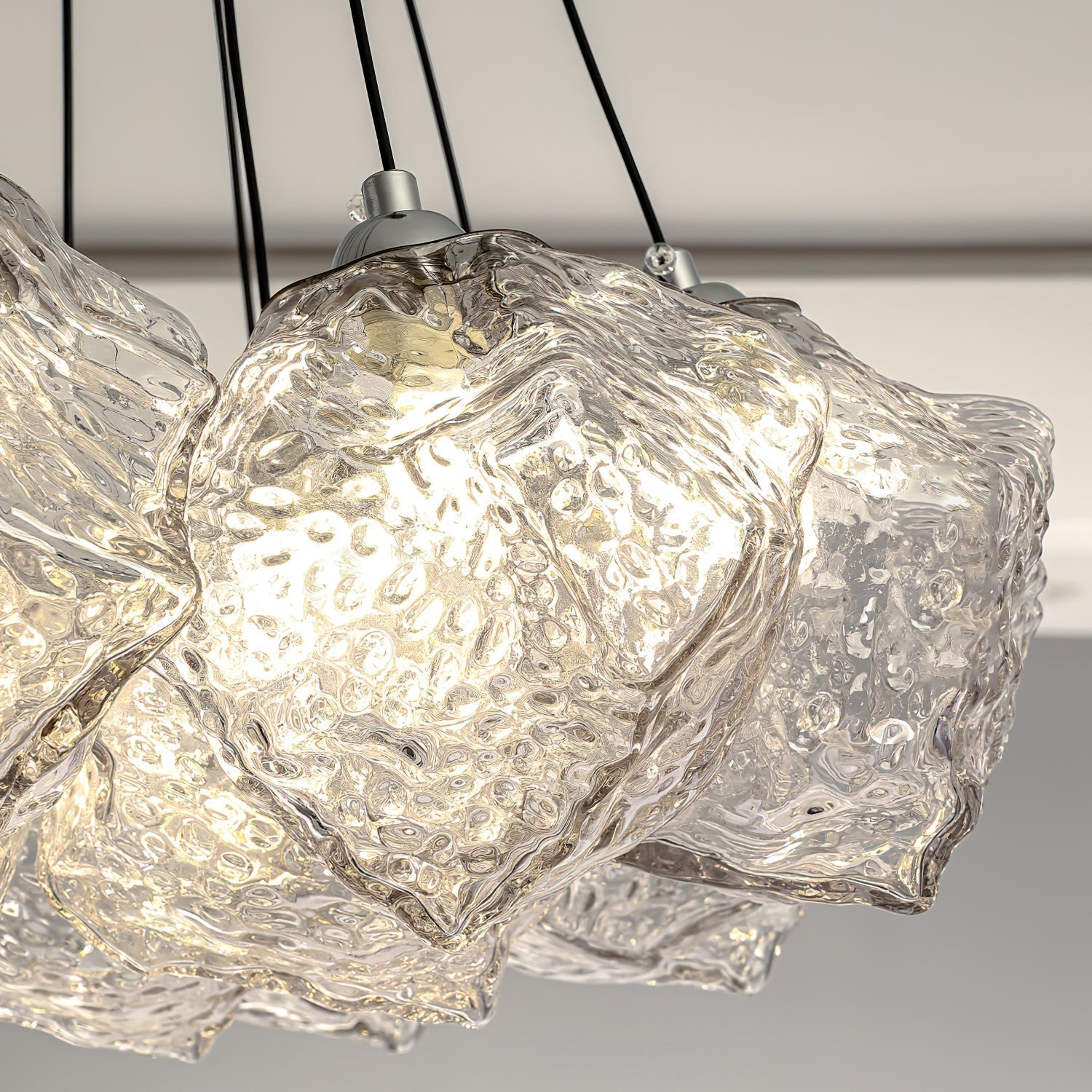Pebine Lustra Lustre Cluster Verre - Neutralighting