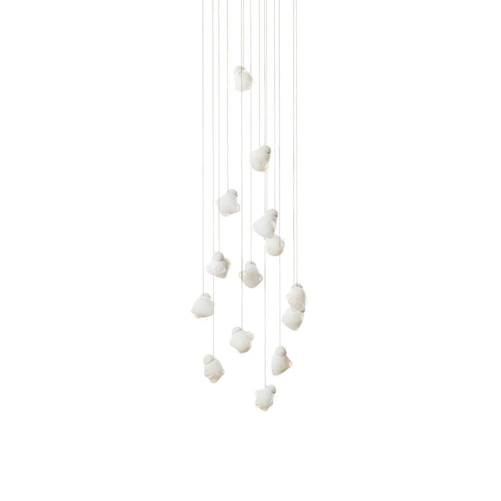 Vasilen Lampe Pendentive Verre Noir Pier Glacé Minimaliste Moderne - Neutralighting