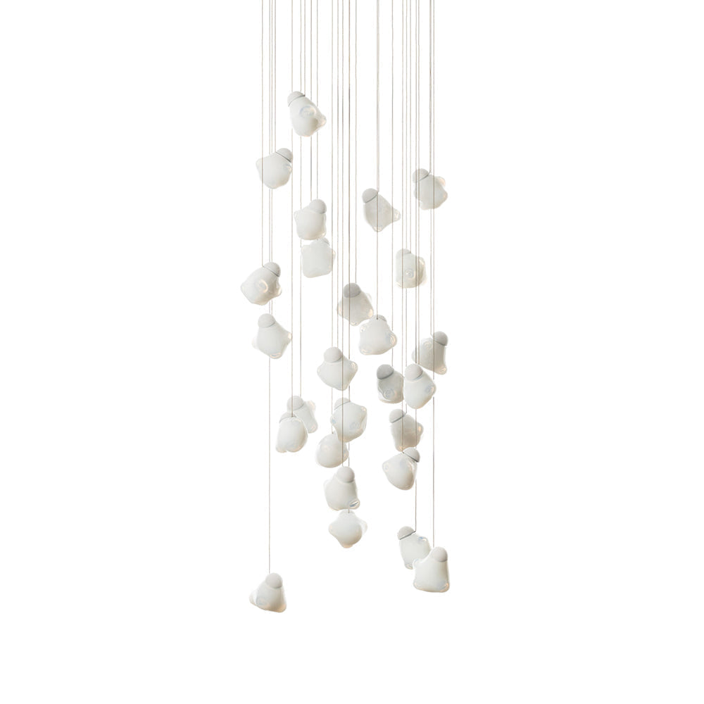 Vasilen Lampe Pendentive Verre Noir Pier Glacé Minimaliste Moderne - Neutralighting