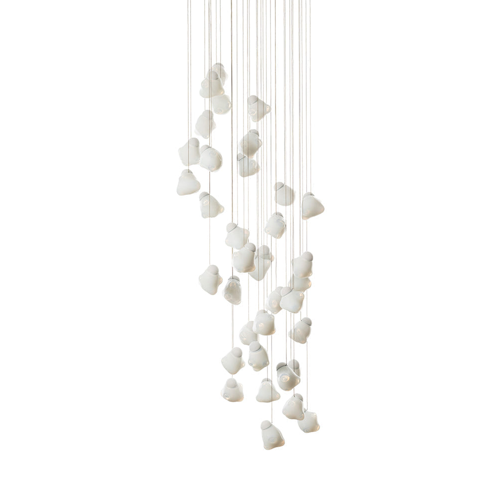 Vasilen Lampe Pendentive Verre Noir Pier Glacé Minimaliste Moderne - Neutralighting