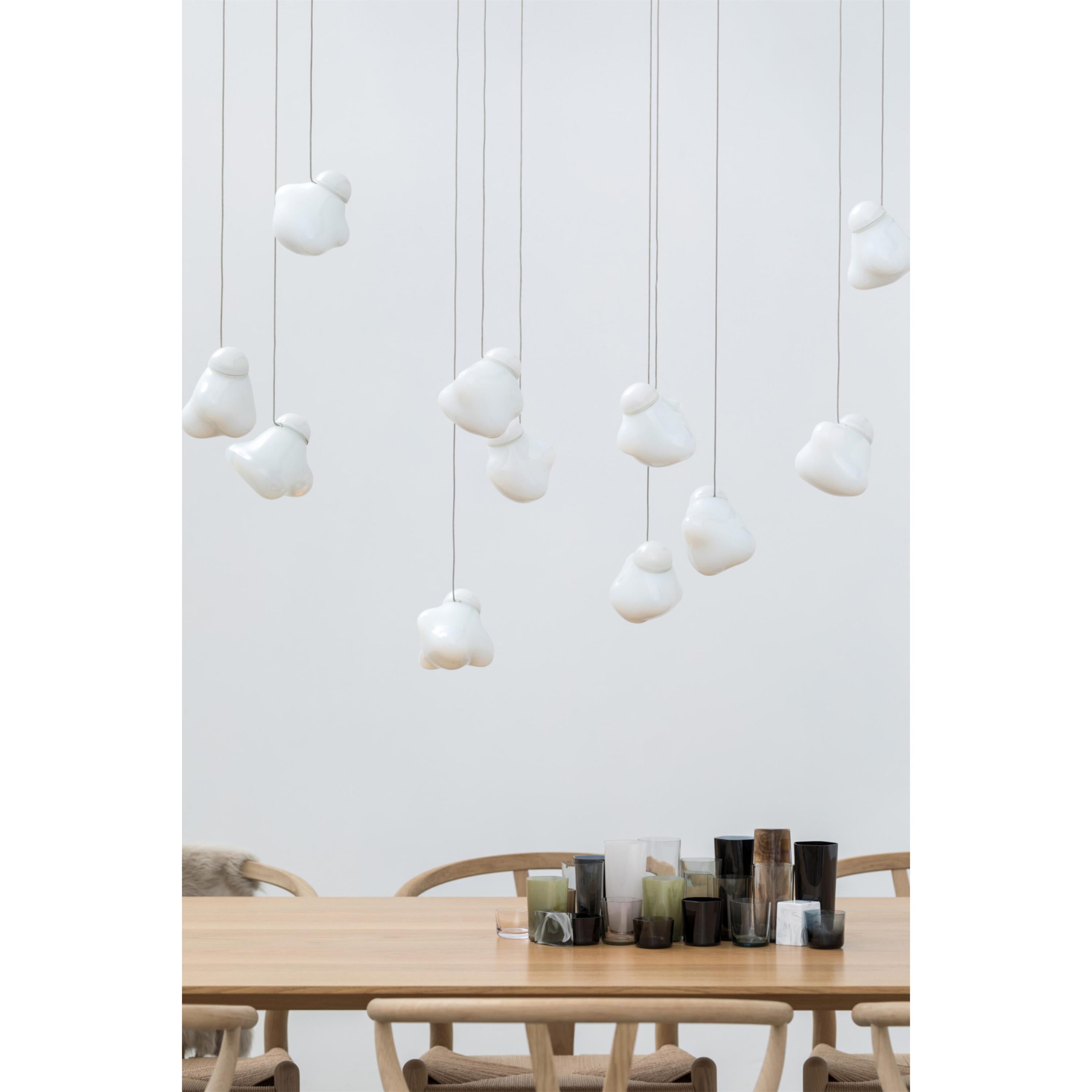 Vasilen Lampe Pendentive Verre Noir Pier Glacé Minimaliste Moderne - Neutralighting