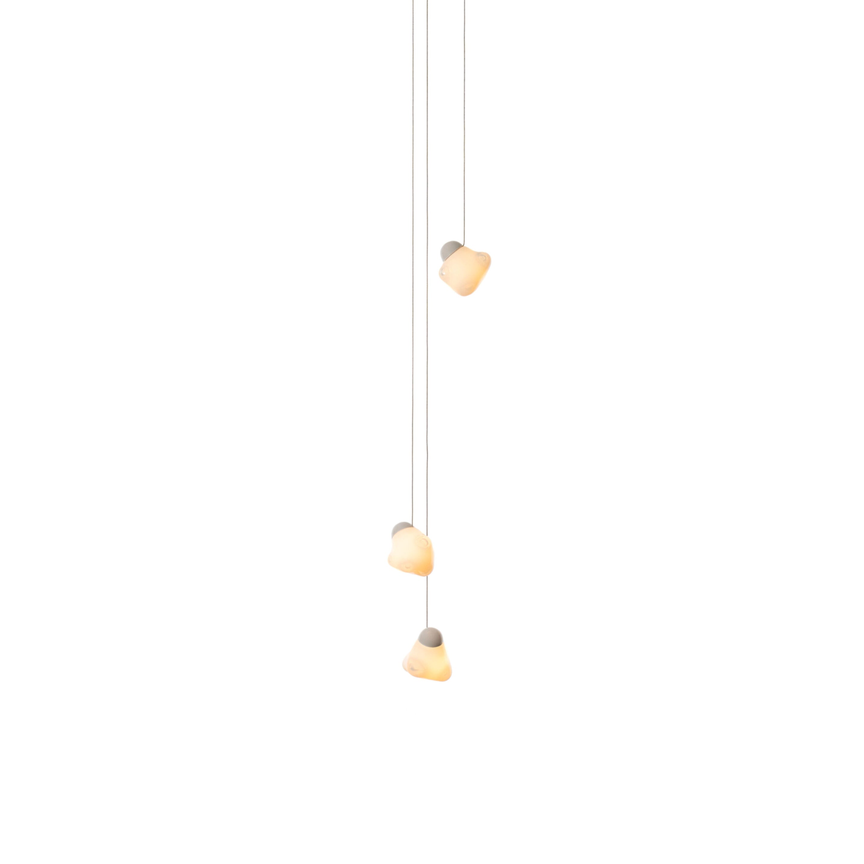 Vasilen Lampe Pendentive Verre Noir Pier Glacé Minimaliste Moderne - Neutralighting