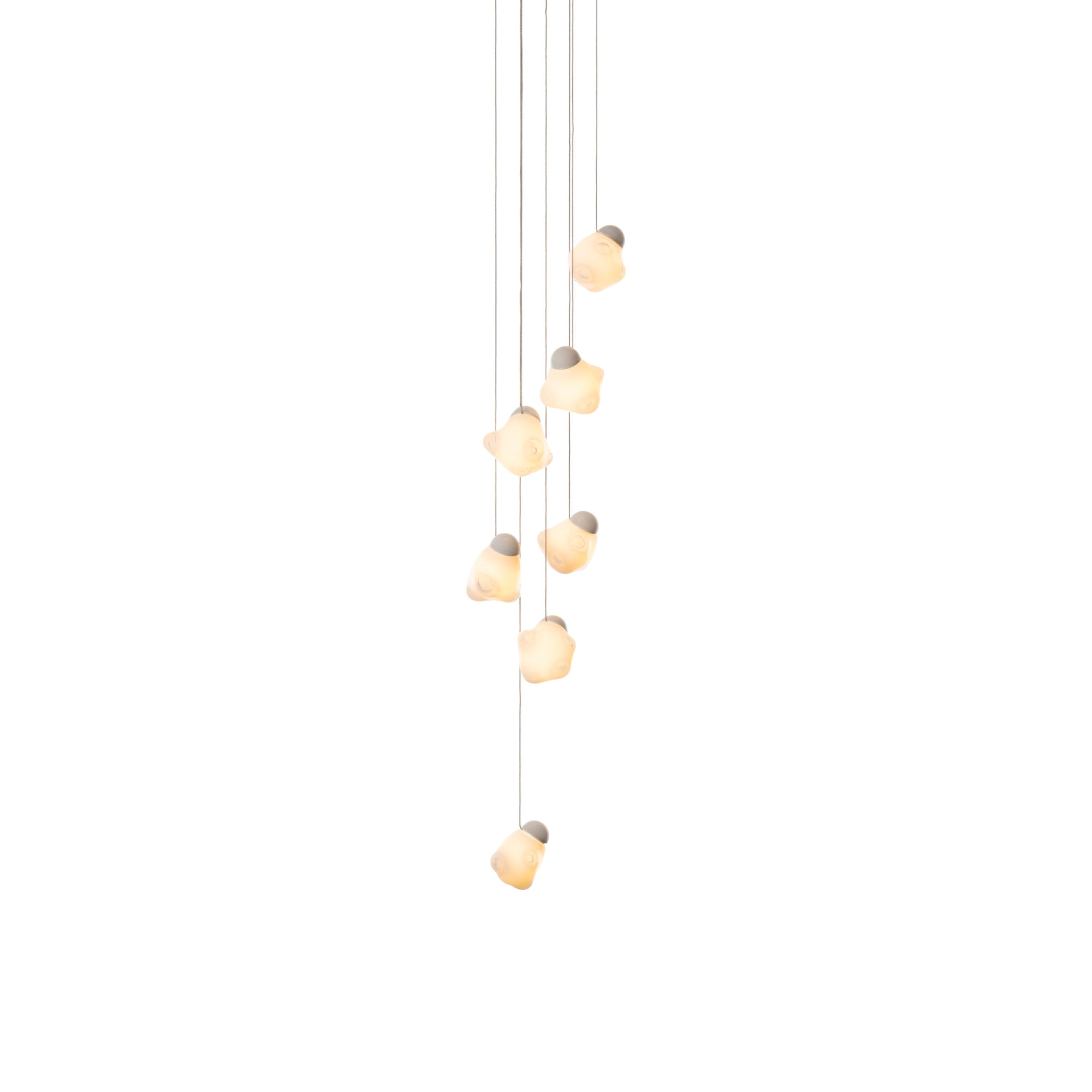 Vasilen Lampe Pendentive Verre Noir Pier Glacé Minimaliste Moderne - Neutralighting