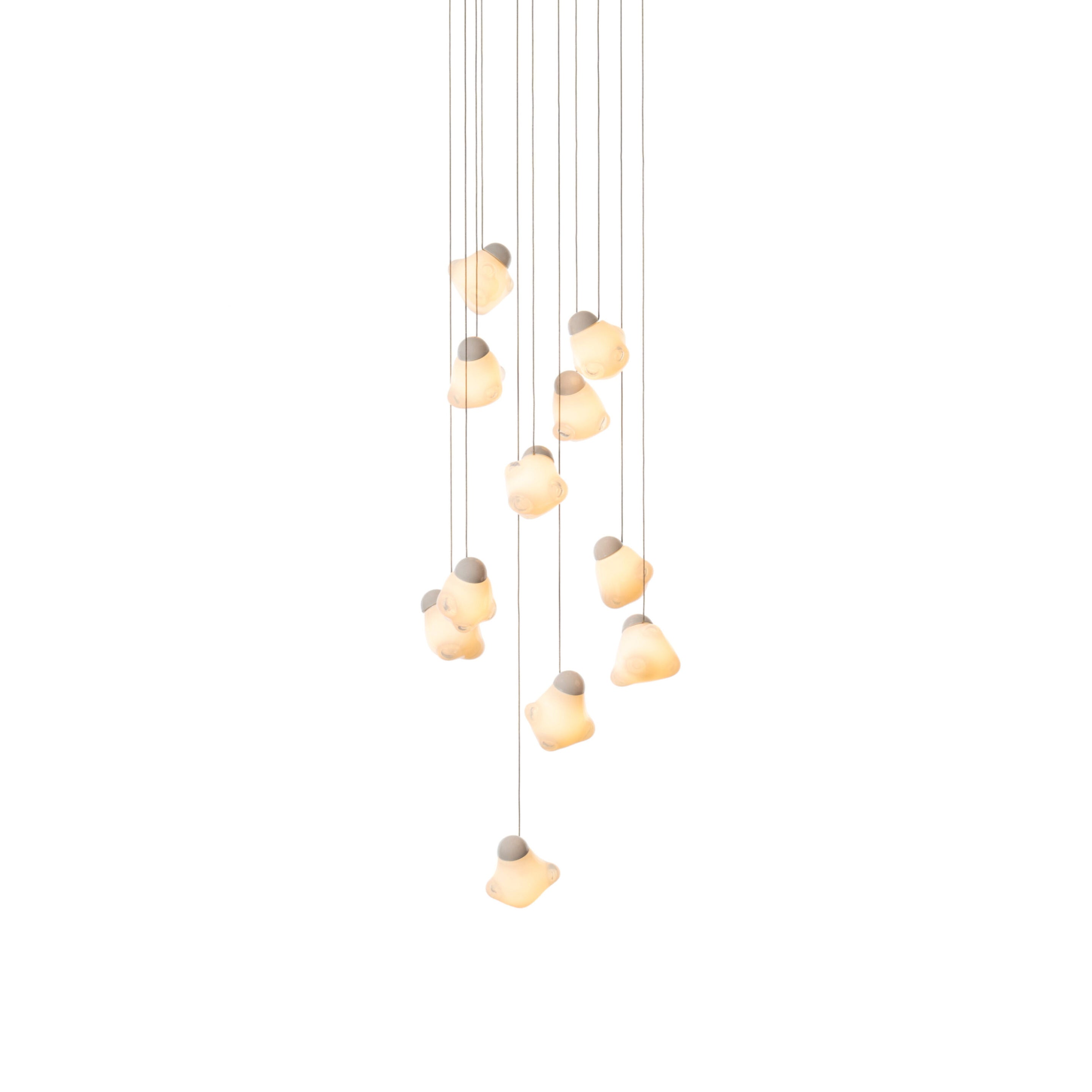 Vasilen Lampe Pendentive Verre Noir Pier Glacé Minimaliste Moderne - Neutralighting