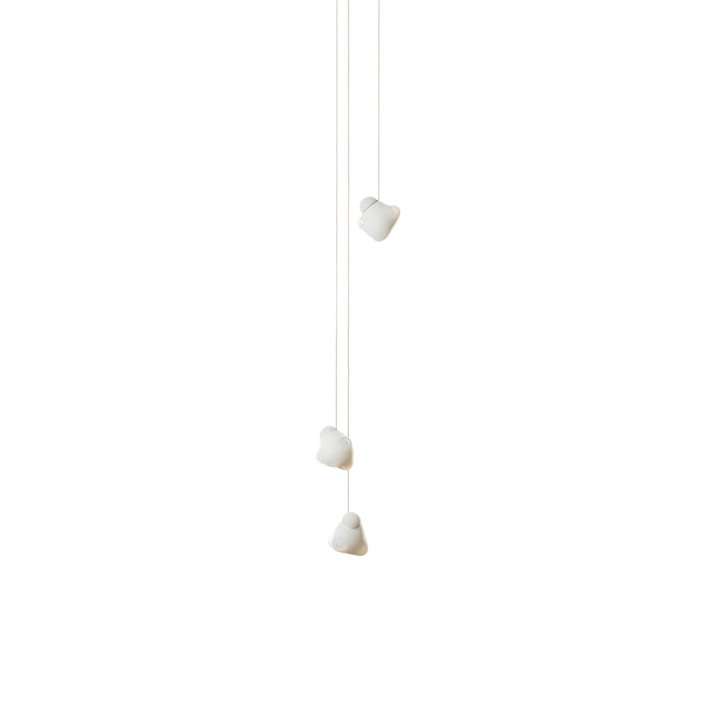 Vasilen Lampe Pendentive Verre Noir Pier Glacé Minimaliste Moderne - Neutralighting