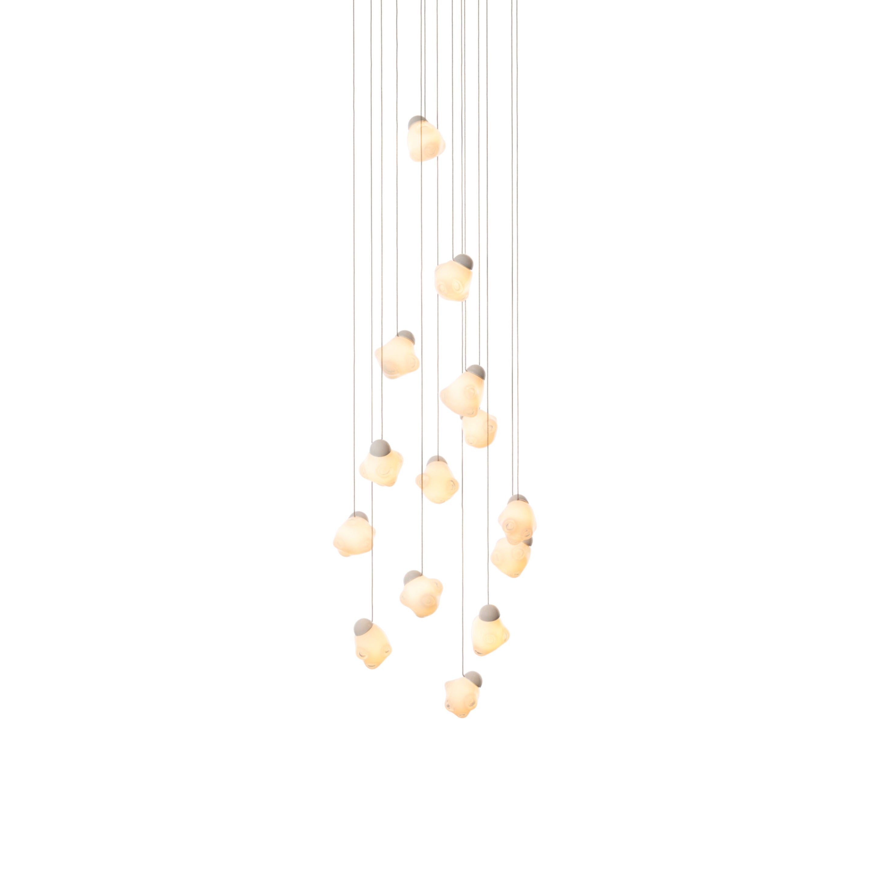 Vasilen Lampe Pendentive Verre Noir Pier Glacé Minimaliste Moderne - Neutralighting