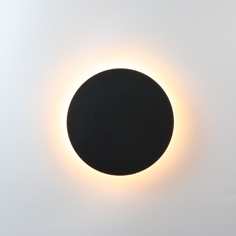 Klyne Applique Murale Rond/Carré Moderne Noir/Blanc. Cour - Neutralighting