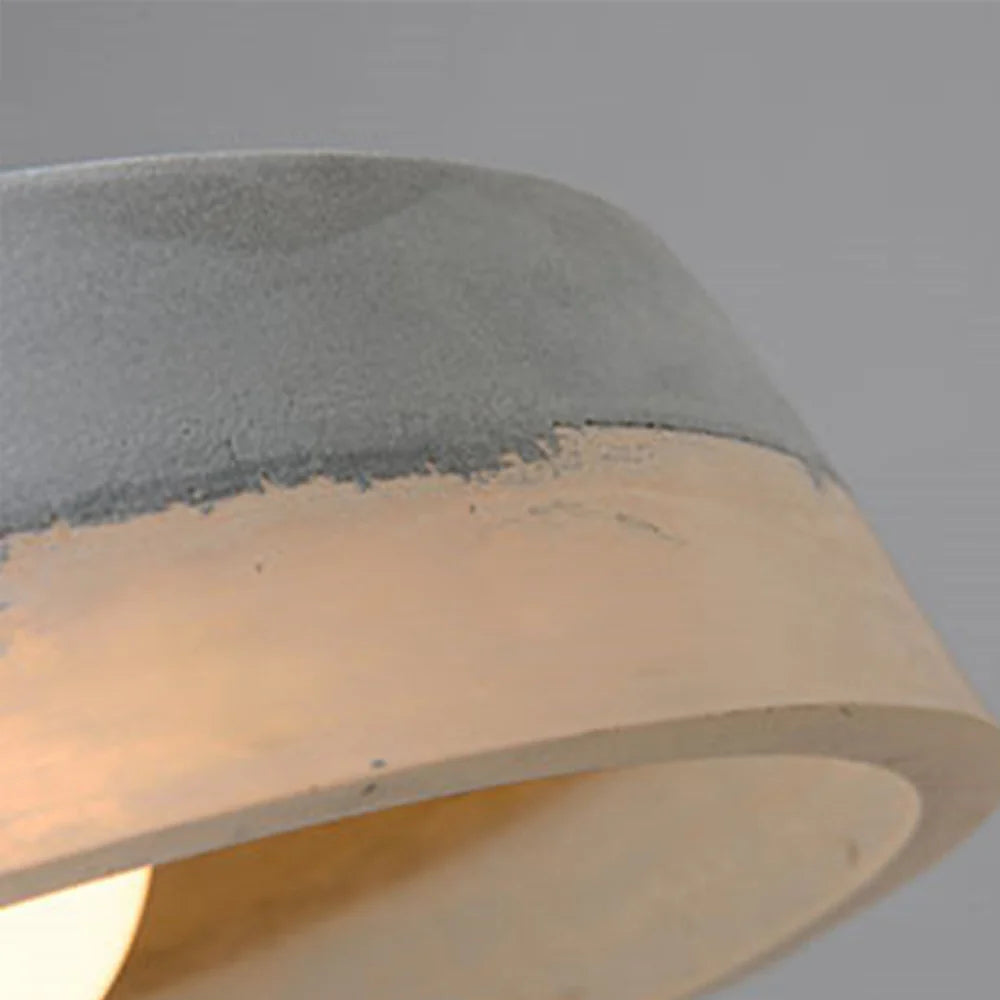 Avi Industriel LED Suspension Ciment/Résine Bar Salle À Manger - Neutralighting