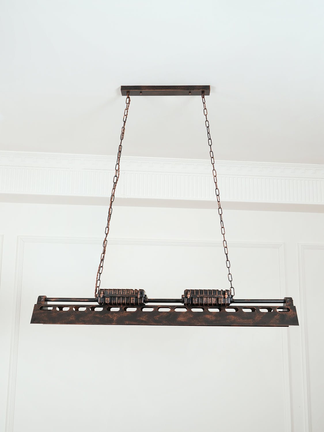 Lustra Chandelier Cadre Rectangulaire Industriel - Neutralighting