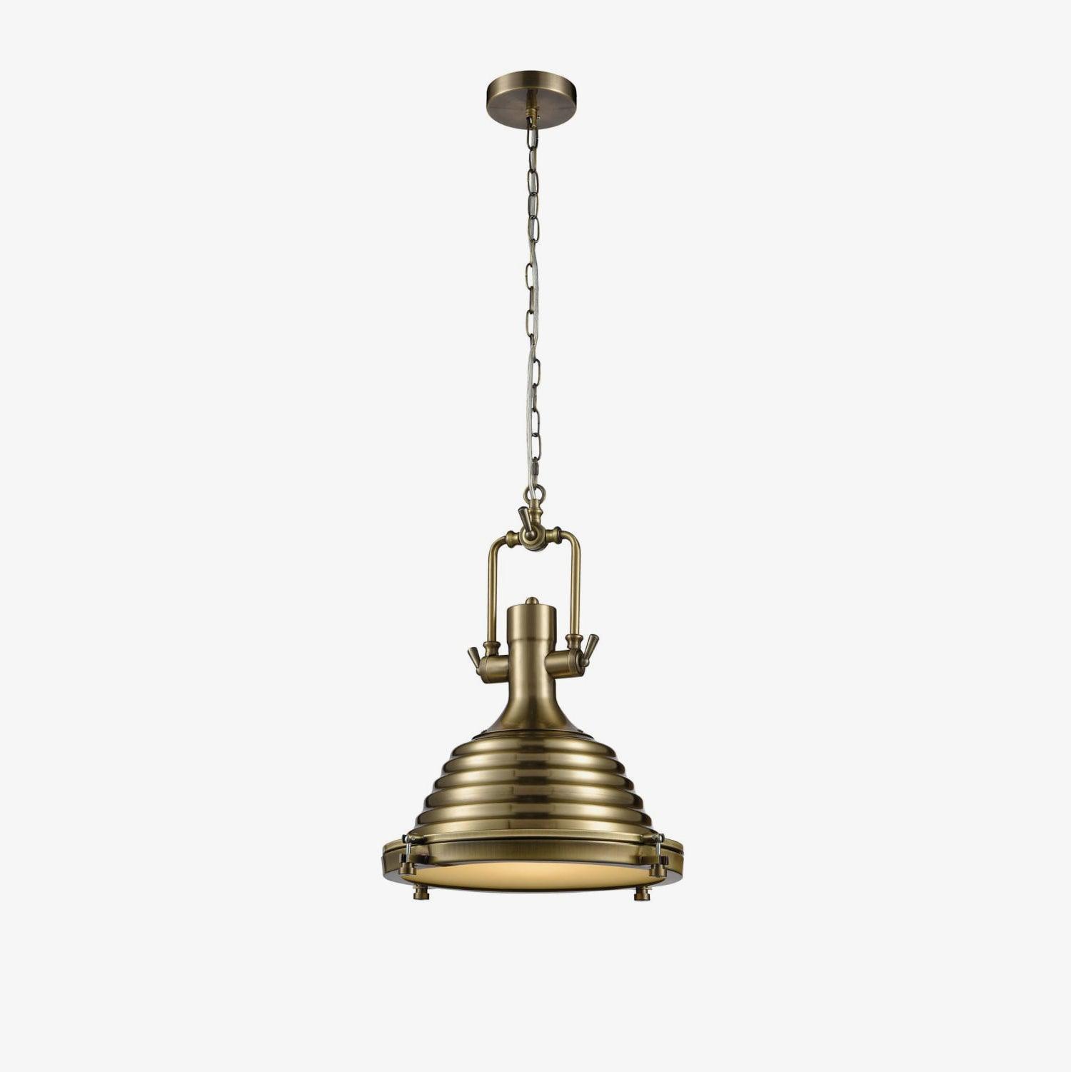 Solara Lampe Suspendue en Laiton Industrielle - Neutralighting