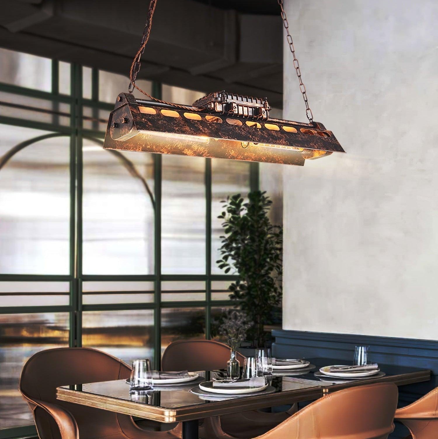 Noah Lustre Industriel Steampunk