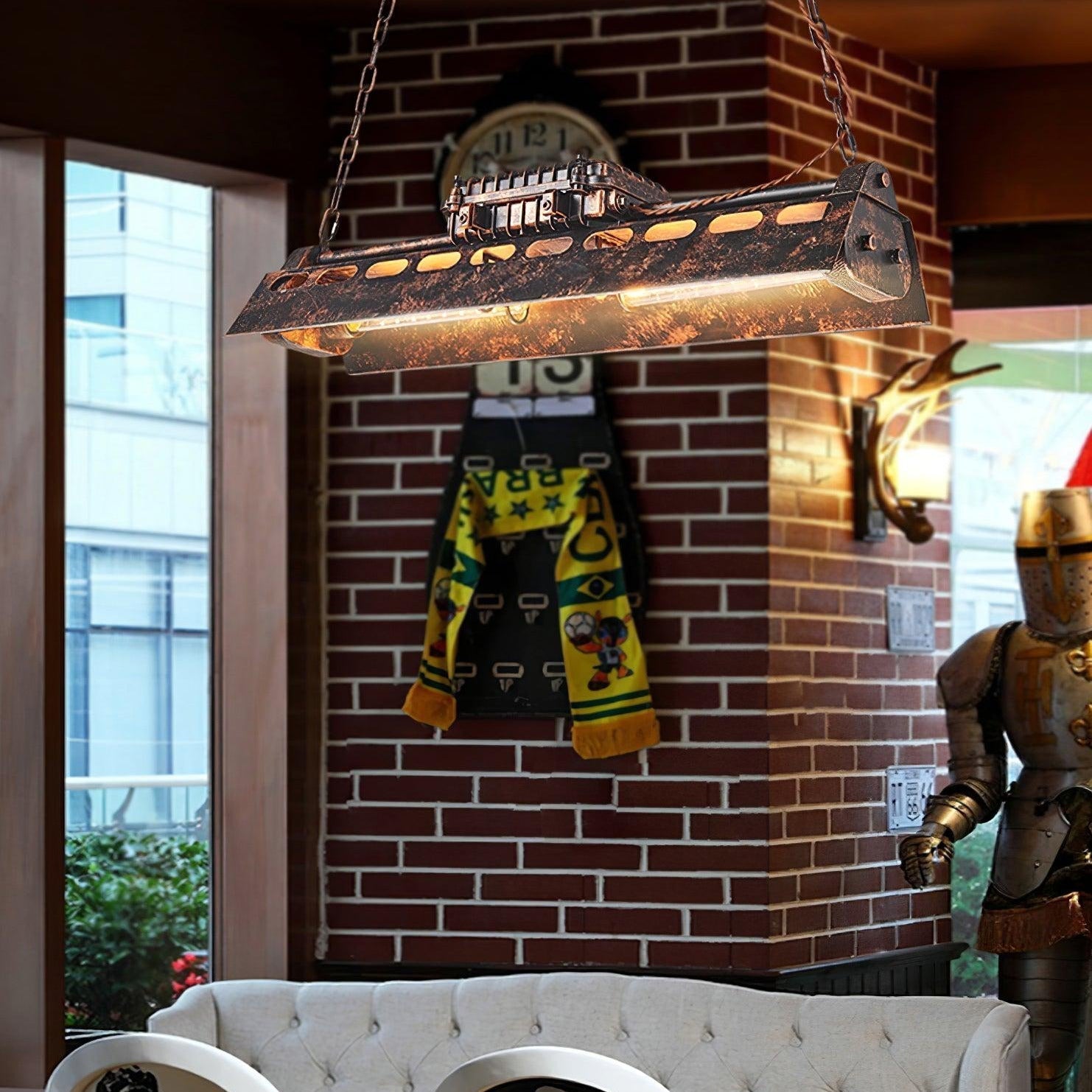 Noah Lustre Industriel Steampunk