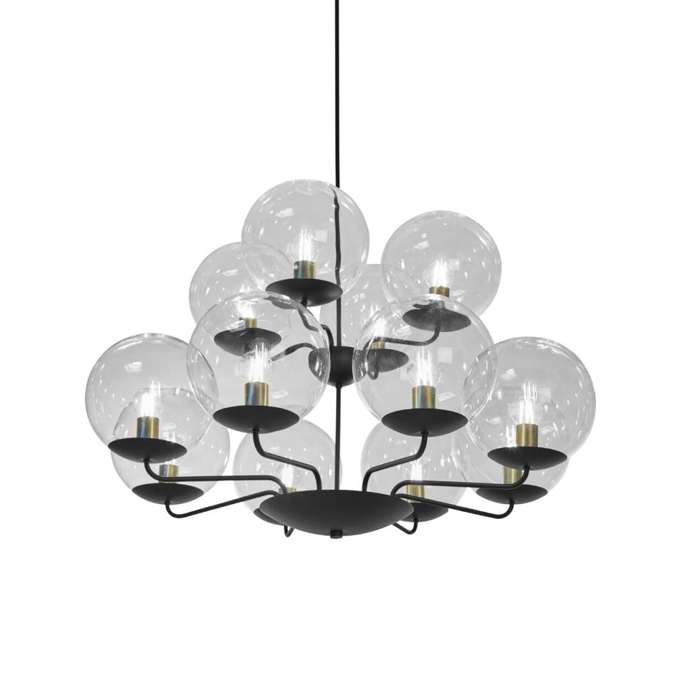 Calaeor Lustre Verre Métal Élégance Premium - Neutralighting