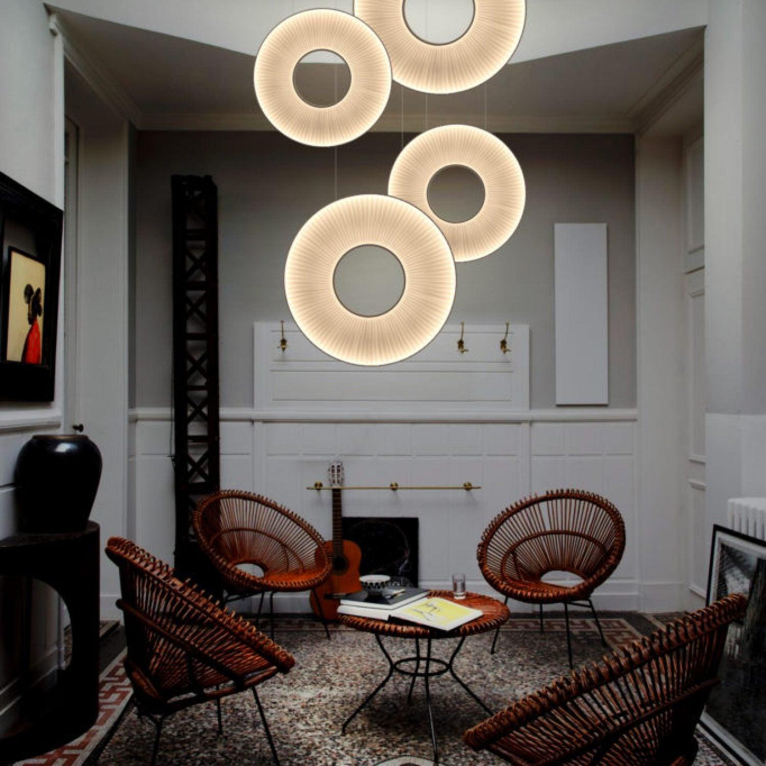 Virelithe Fabric Classic Pendant Lamp - Neutralighting