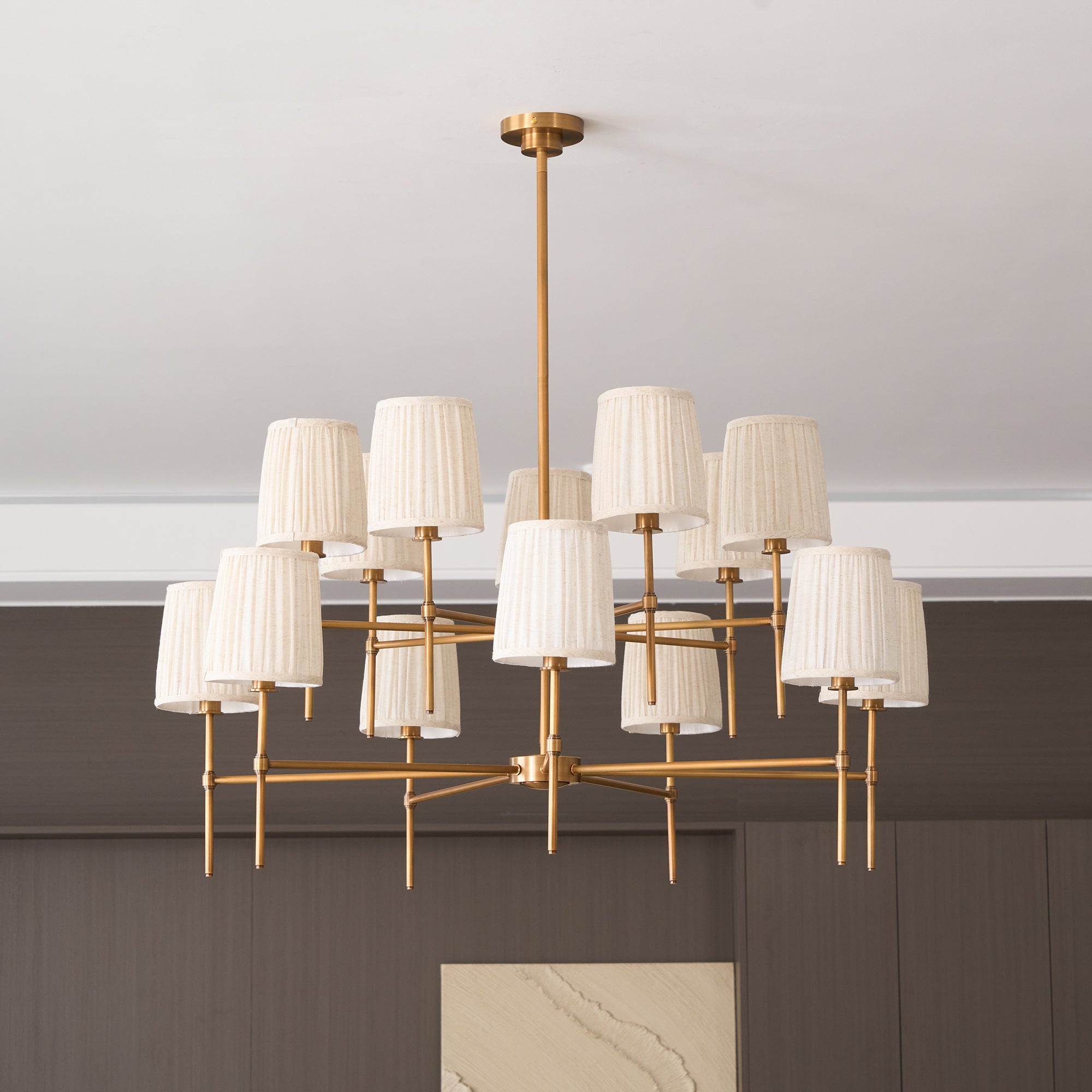Erthaos Lustre Métal Tissu Élégance Premium - Neutralighting