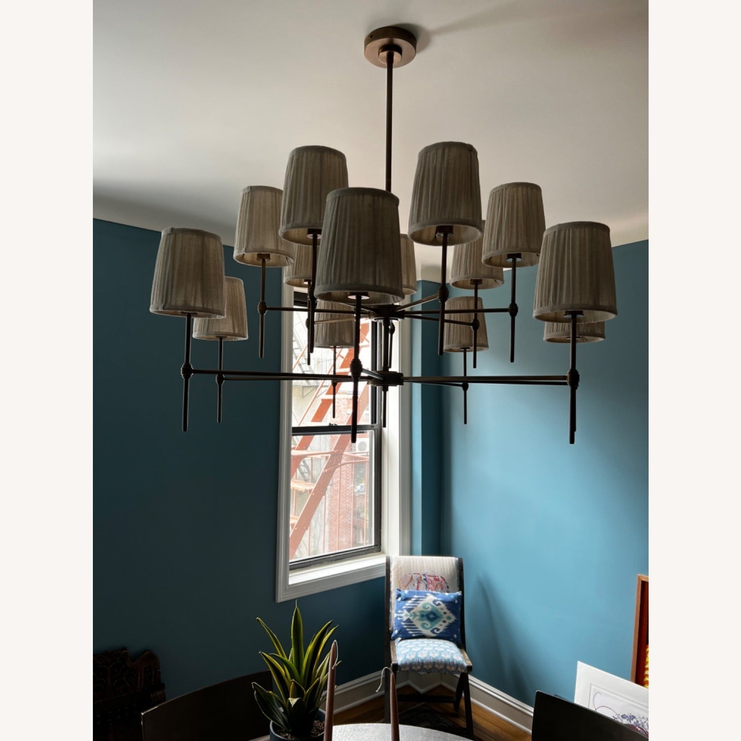 Erthaos Lustre Métal Tissu Élégance Premium - Neutralighting