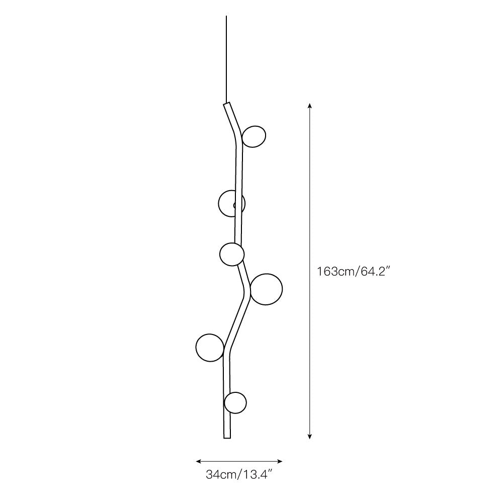 Isolora Suspension Verticale Verre Moderne - Neutralighting