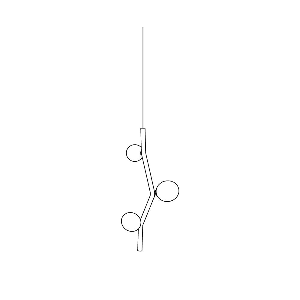 Isolora Suspension Verticale Verre Moderne - Neutralighting
