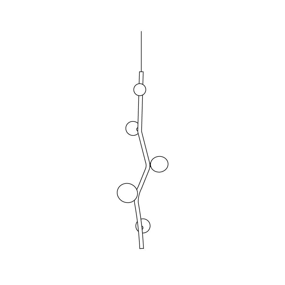 Isolora Suspension Verticale Verre Moderne - Neutralighting