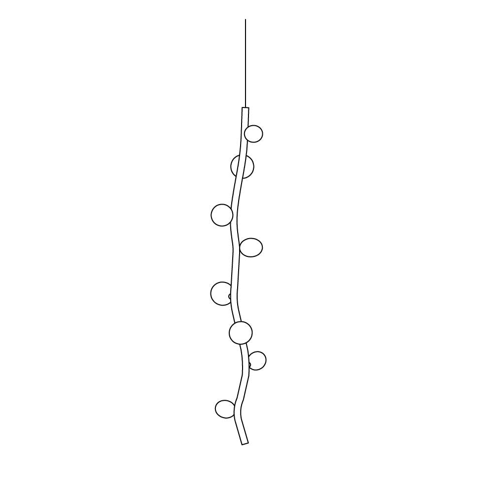 Isolora Suspension Verticale Verre Moderne - Neutralighting