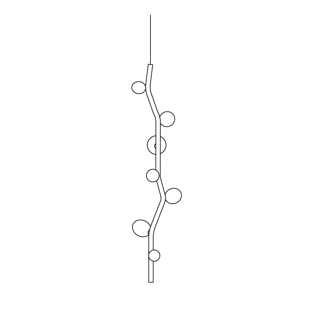 Isolora Suspension Verticale Verre Moderne - Neutralighting