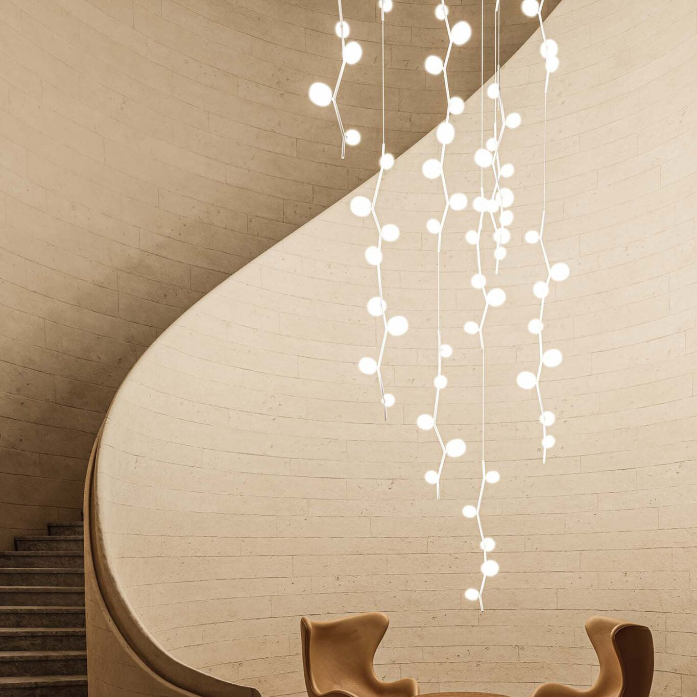 Isolora Suspension Verticale Verre Moderne - Neutralighting