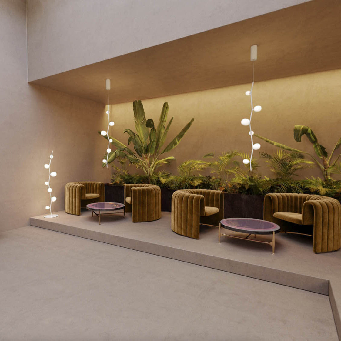Isolora Suspension Verticale Verre Moderne - Neutralighting