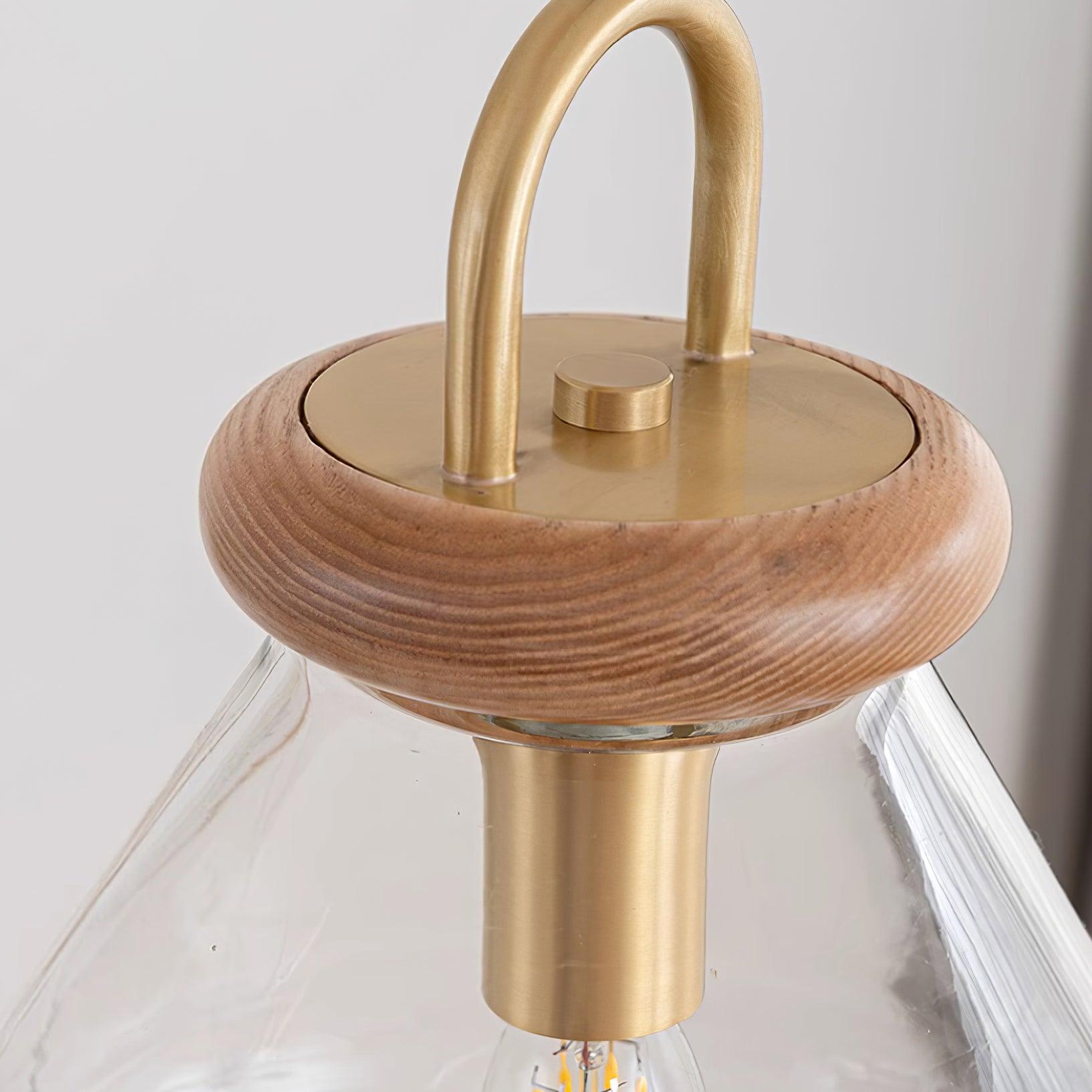 Jars Pendant Lamp Glass Wooden Minimalist - Letslighting