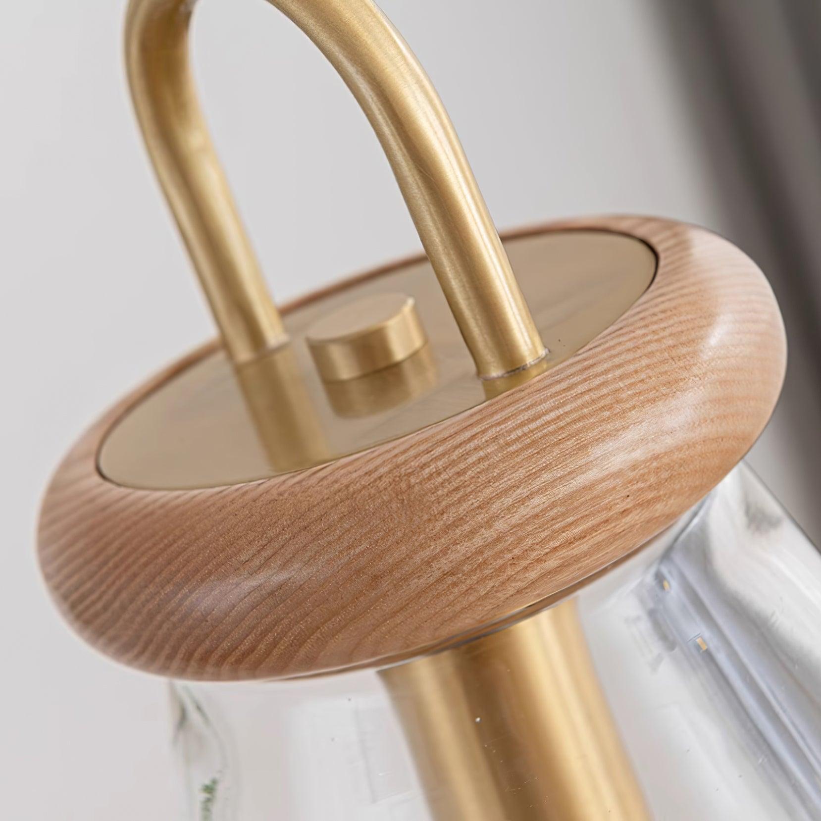 Jars Pendant Lamp Glass Wooden Minimalist - Letslighting