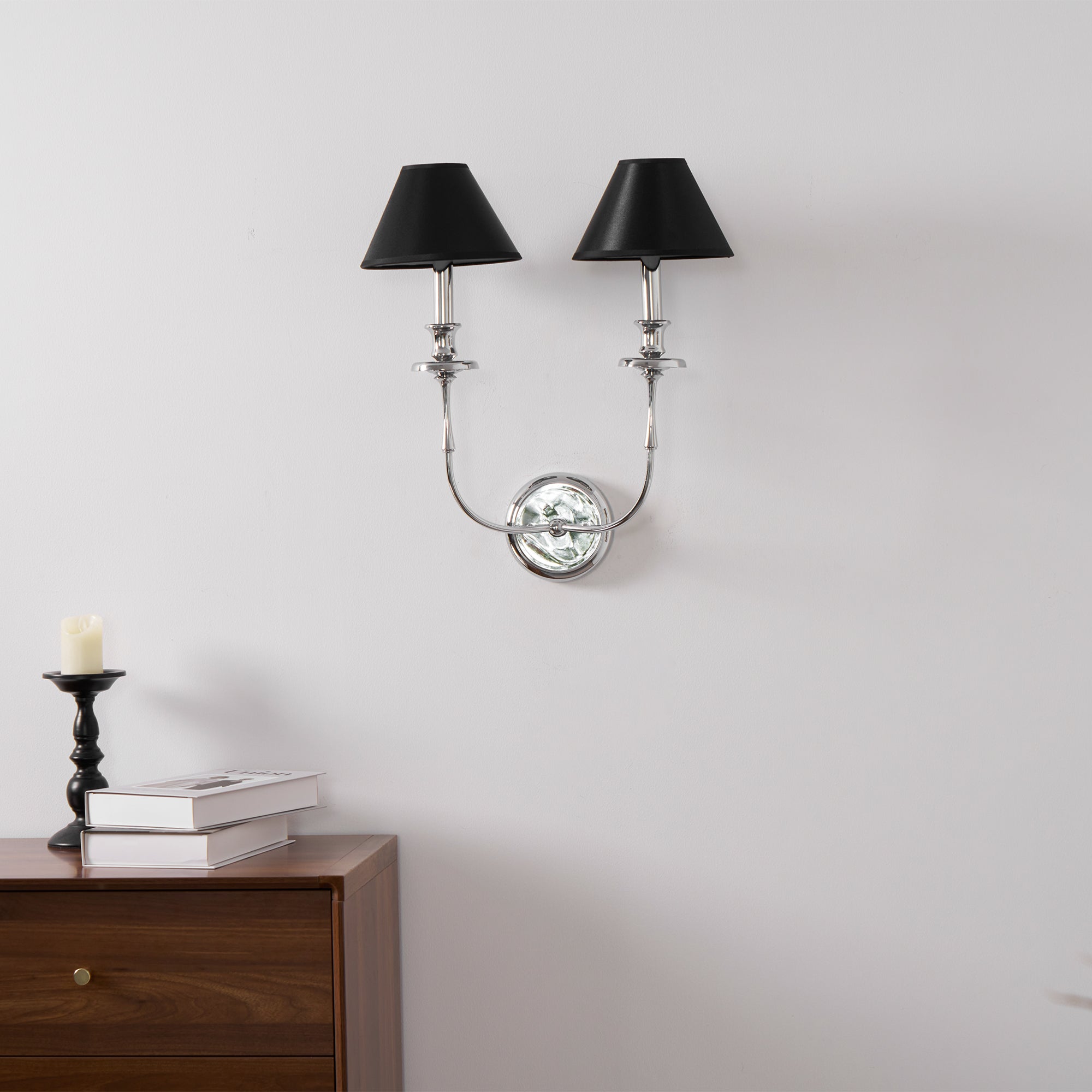 Vedoror Applique Murale Tissu Laiton Industriel Vintage - Neutralighting