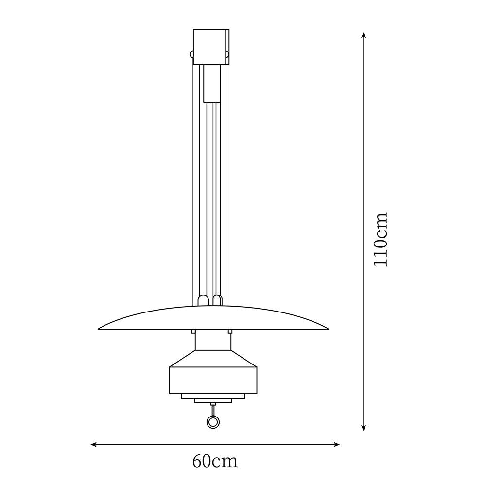 Jeka Lampe Suspendue Moderne Disque Réglable - Neutralighting