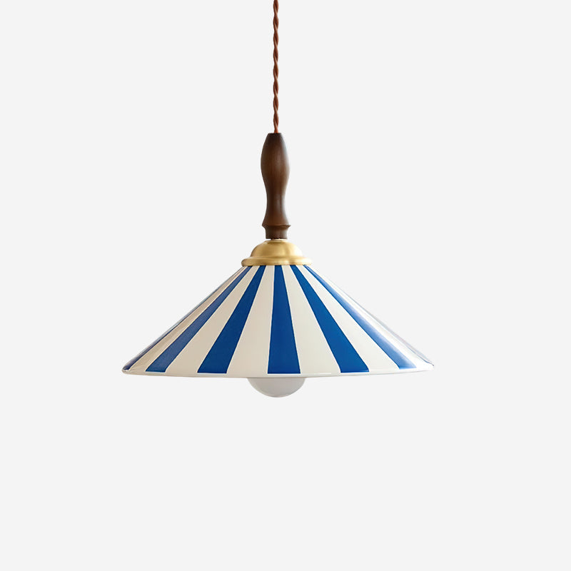 Jollycap Suspension Abat-jour Céramique Rayé - Neutralighting
