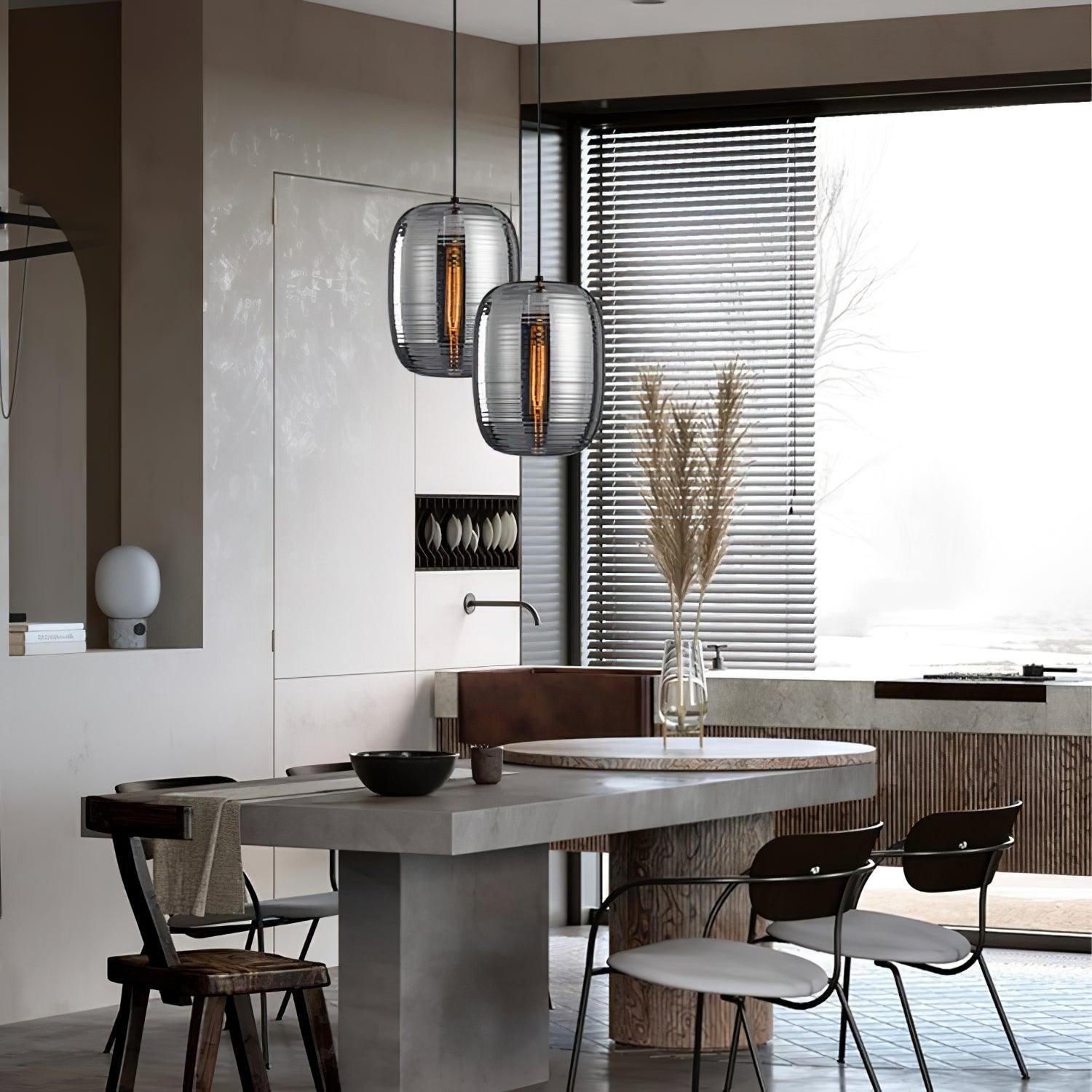 Zetheor Glass Pendant Light - Letslighting