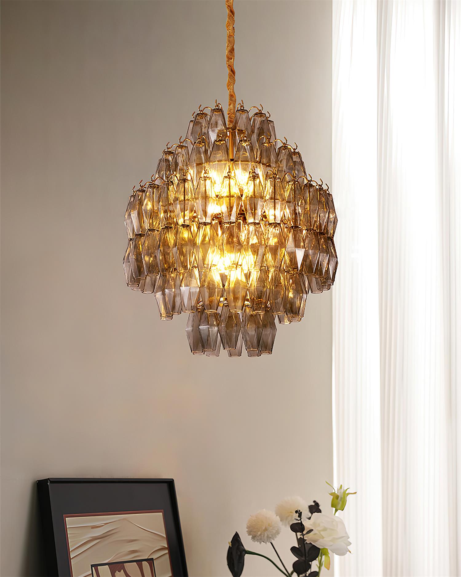 Kaelis Lustre Cascade de Prismes Superposés - Neutralighting