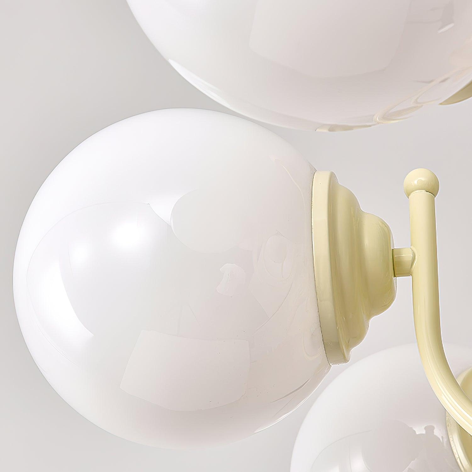 Aira Chandelier en Verre Teinte Crème - Neutralighting