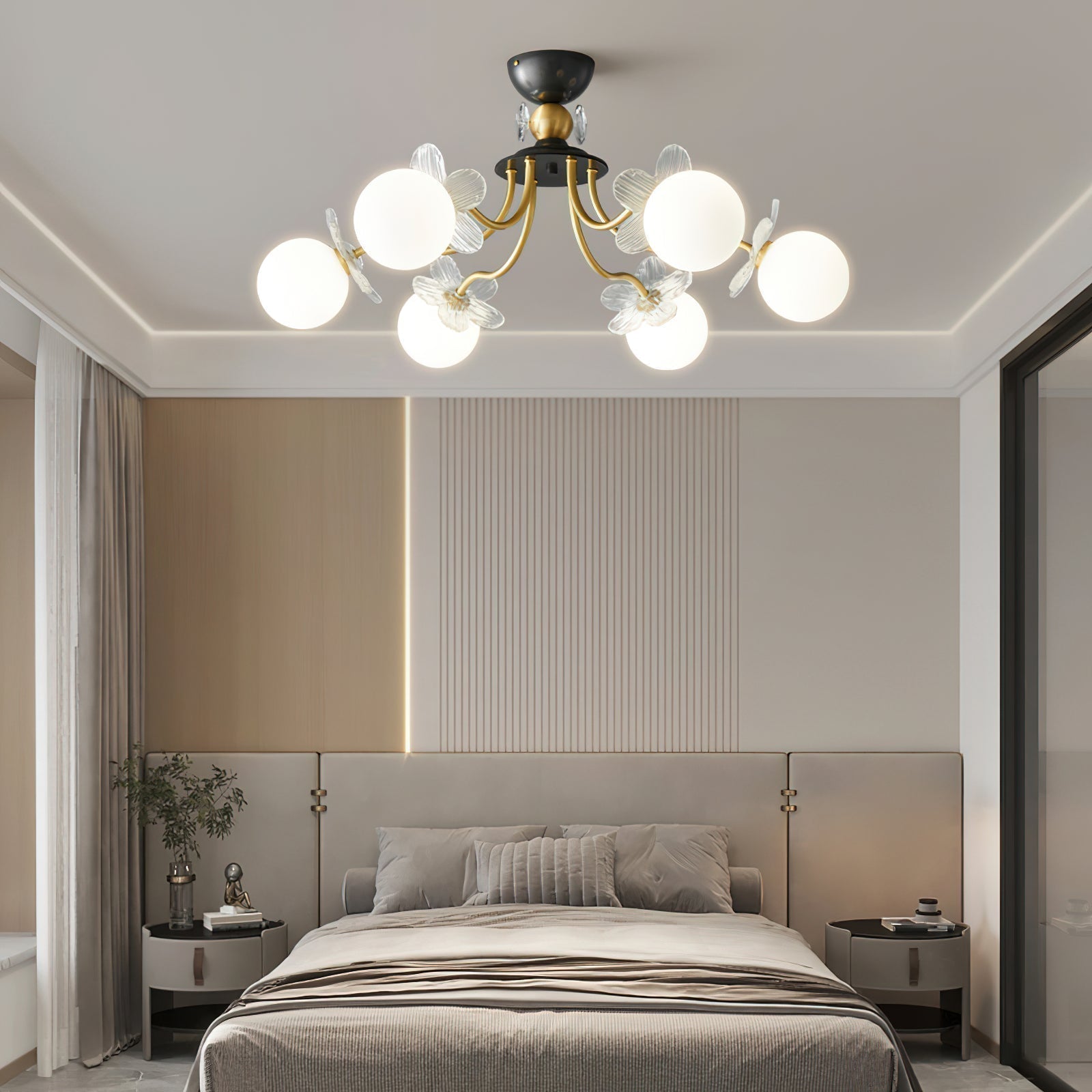 Blossom Flower Glass Chandelier - Blowlighting