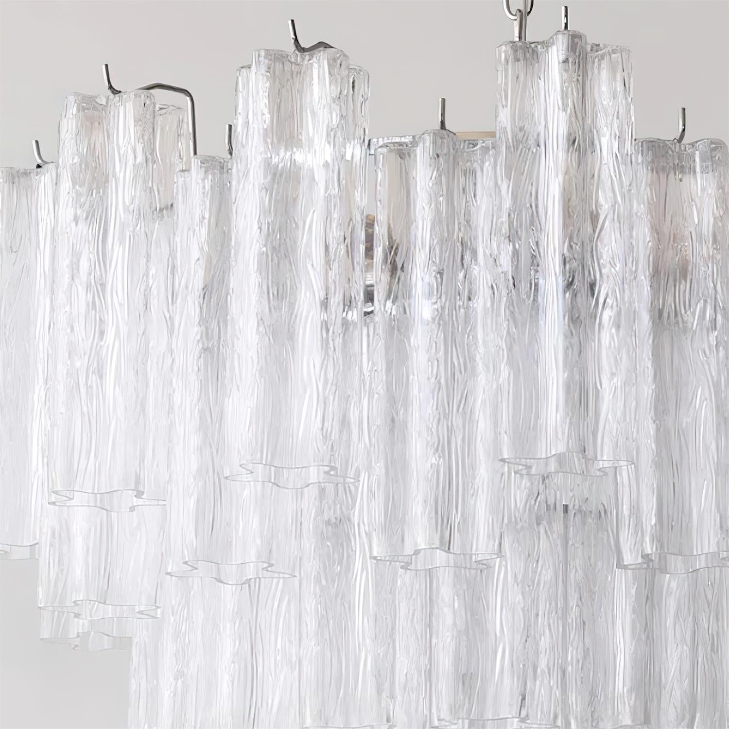 Kamenicky Lustre Cascades de Verre en Niveaux - Neutralighting
