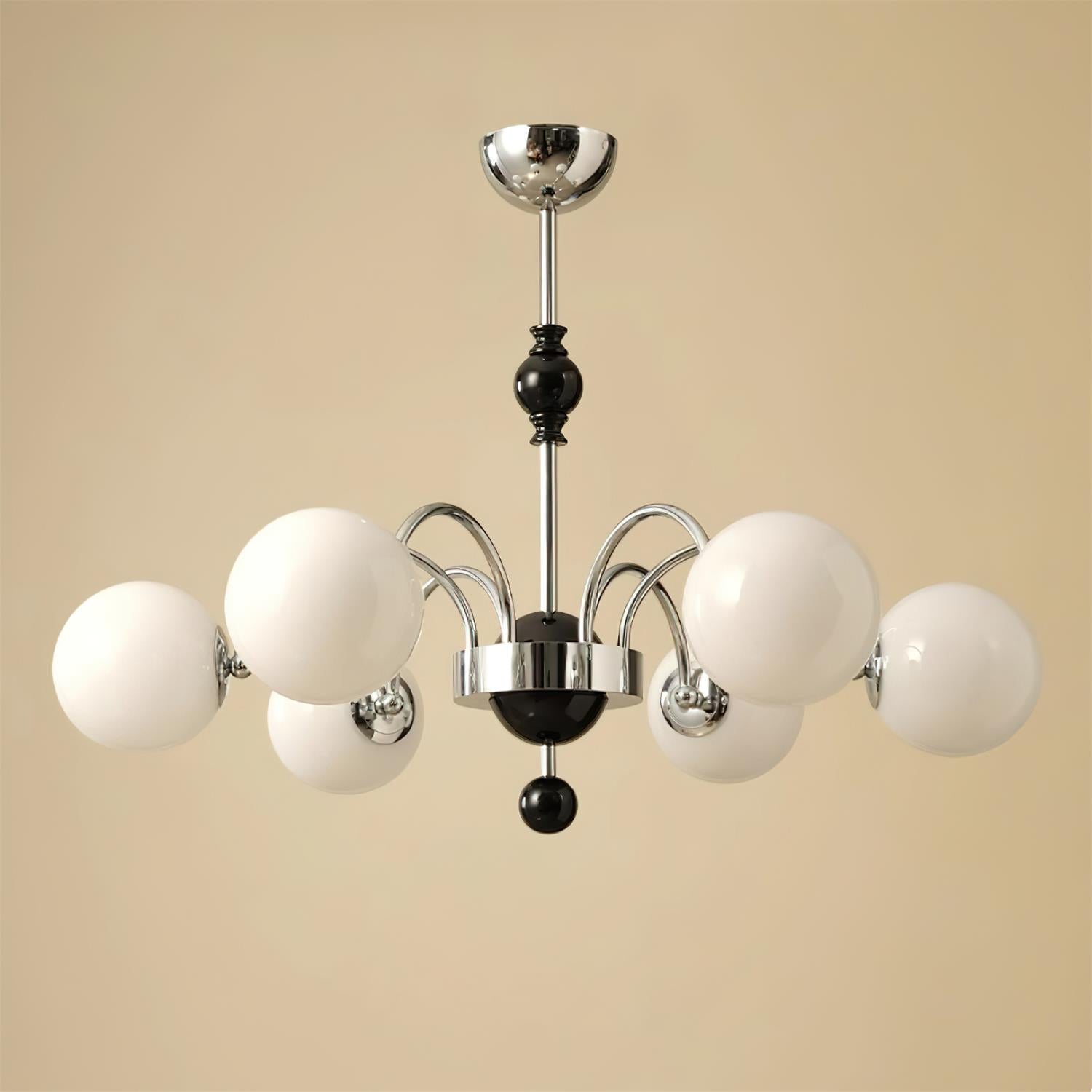 Kanth Chandelier Wood Arched - Letslighting