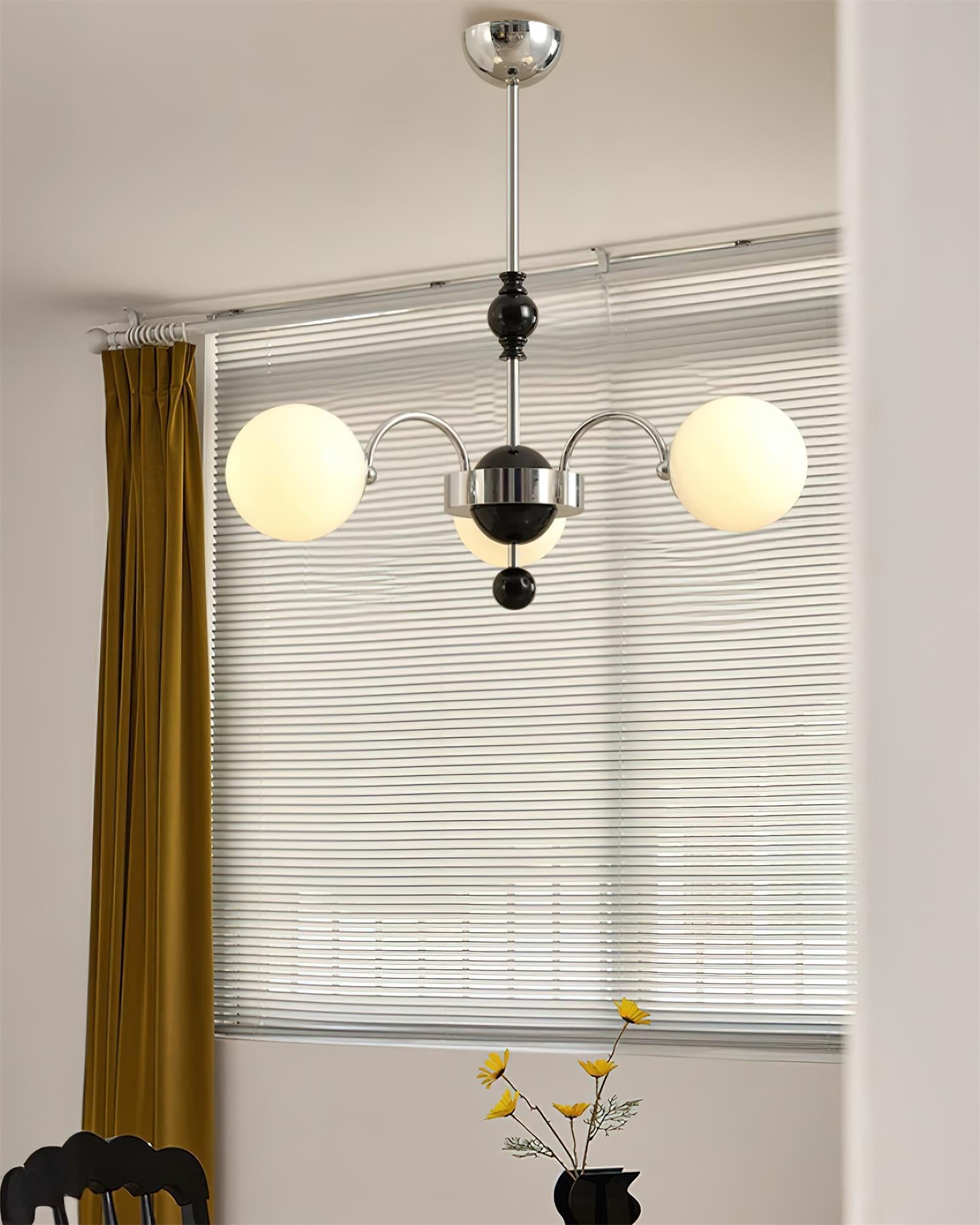 Kanth Chandelier Wood Arched - Letslighting