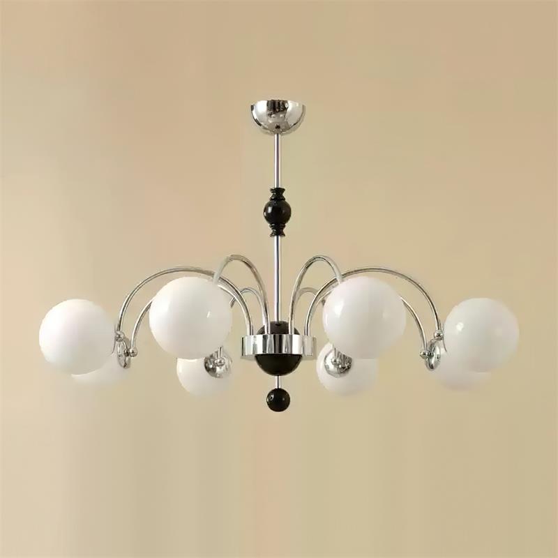 Kanth Chandelier Wood Arched - Letslighting