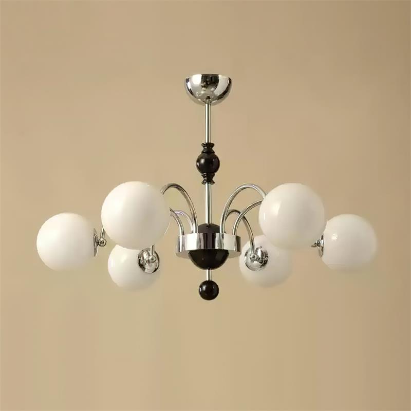 Kanth Chandelier Wood Arched - Letslighting