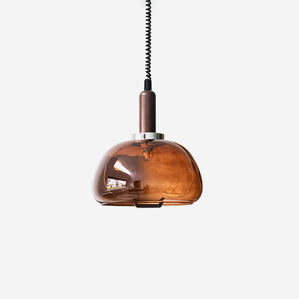 Karina Suspension Ambre Verre Moderne - Neutralighting